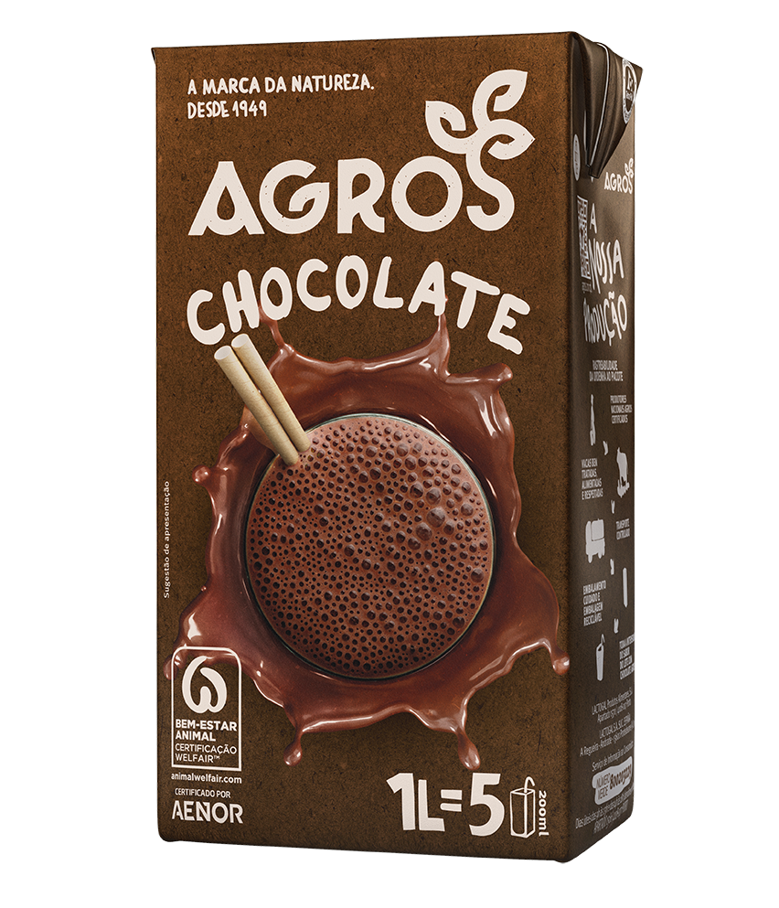 Leite com chocolate Agros